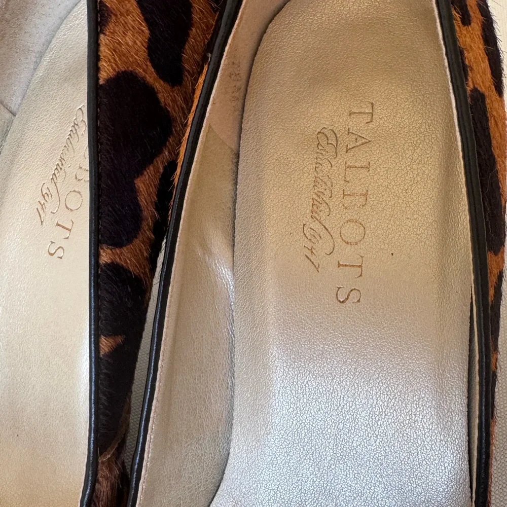 Talbots | Leopard Calf Hair Pumps | Classic Animal Print Heels | 7